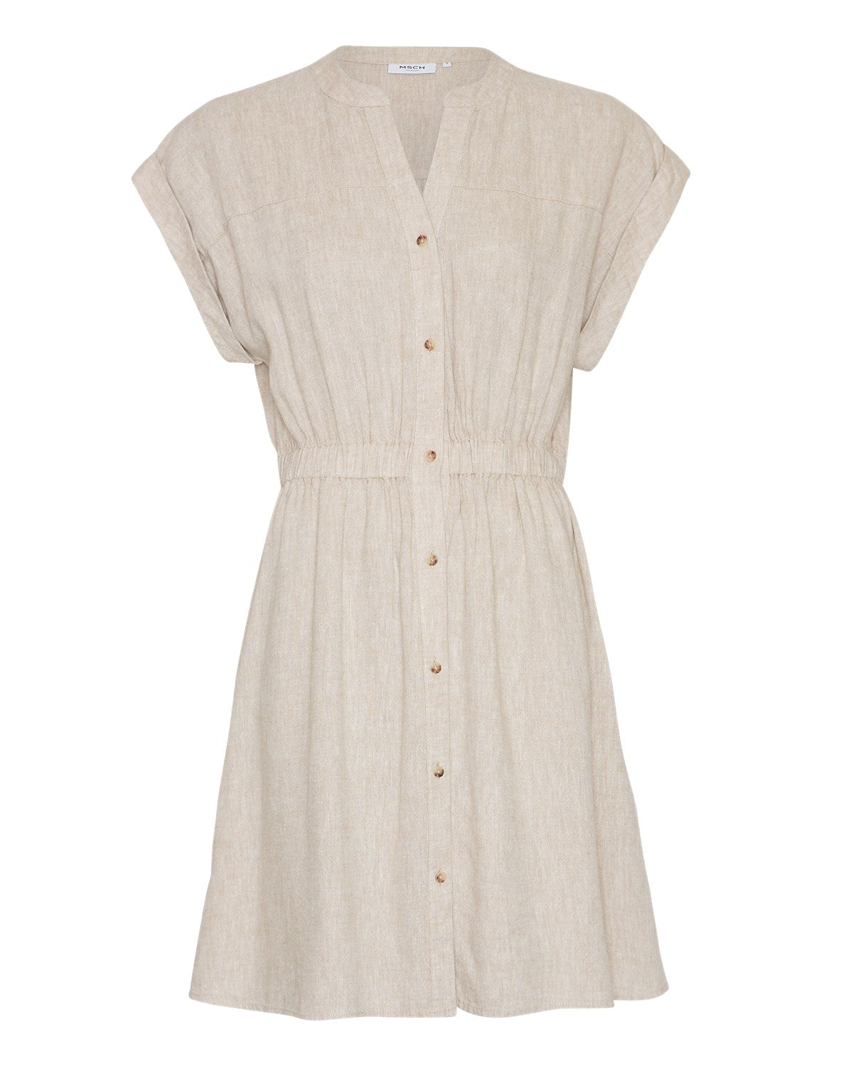 Karima Ginia Ss Shirt Dress - Sand