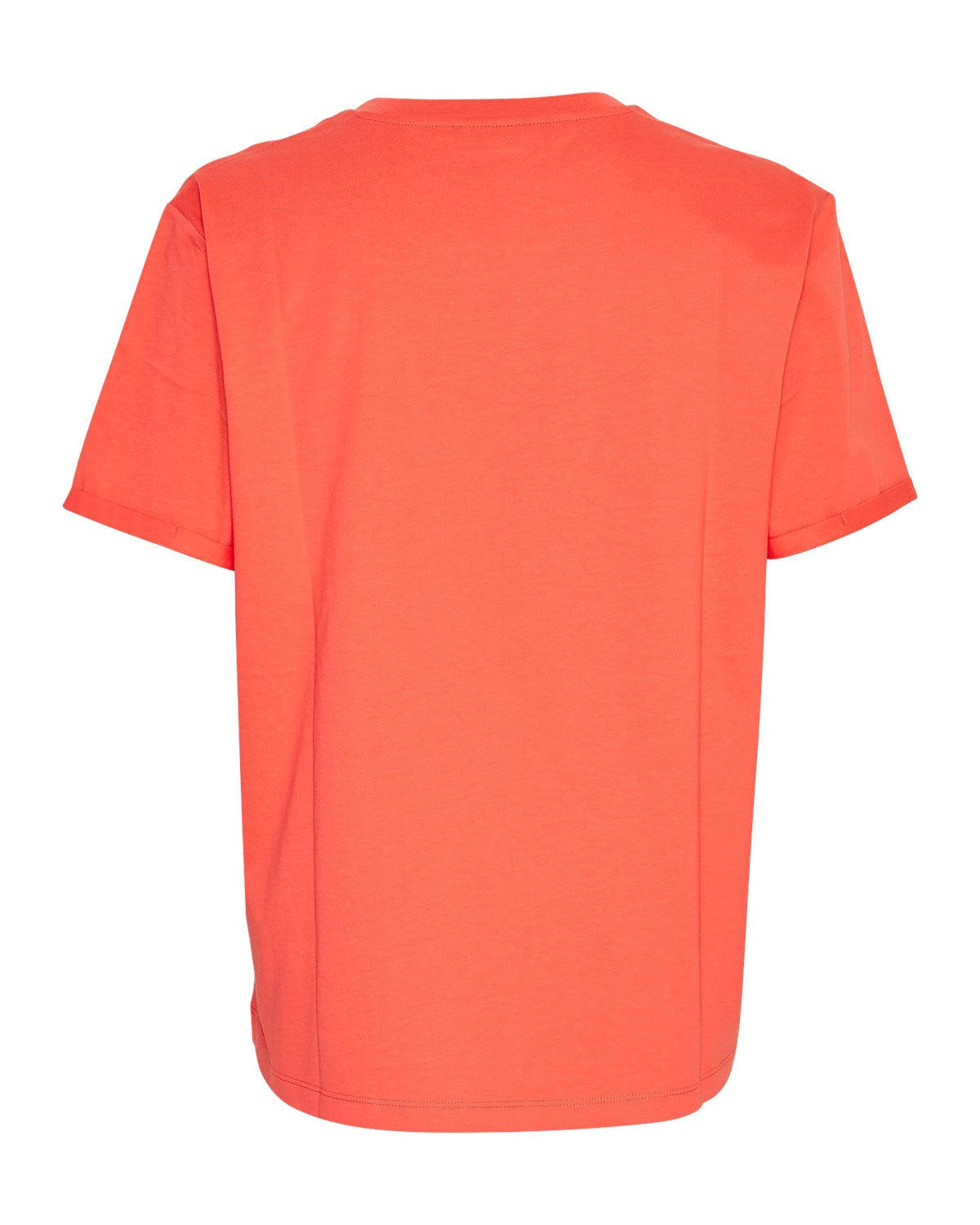 Terina Organic Small Logo Tee - Rose/White