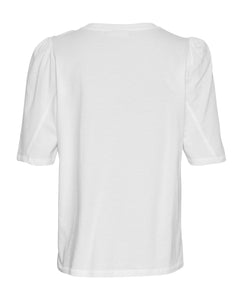 Tiffa Organic 2/4 Puff Tee - Bright White