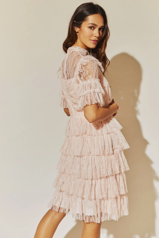 Liona Dress - Pink - By Malina - Kjoler - VILLOID.no