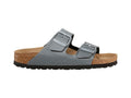 Arizona Birko-Flor Narrow - Icy Metallic Anthacite - Birkenstock - Sko - VILLOID.no