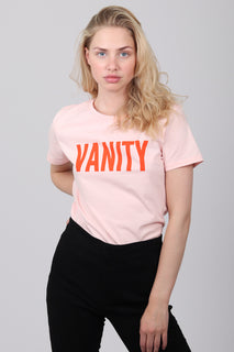 VILLOID VANITY T-skjorte - Roze M - 2nd Hand Villoid - 2nd Hand Topper - VILLOID.no