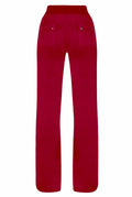 Del Ray Classic Velour Pant Pocket - Raspberry Sorbet