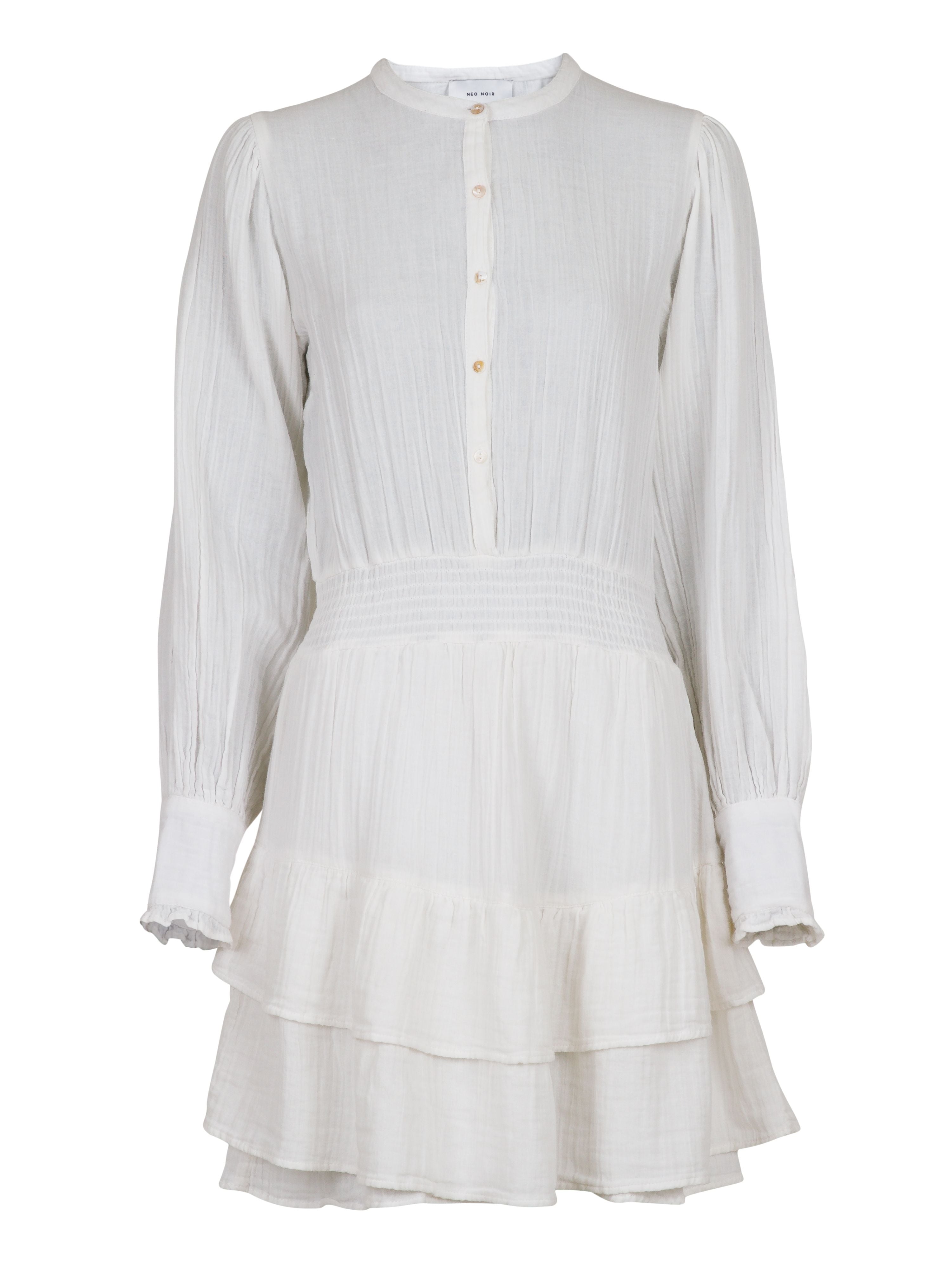 Bimba Gauze Dress - Off White - Neo Noir - Kjoler - VILLOID.no