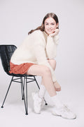 Lotte Chunky Knit - White - Ella & il - Gensere - VILLOID.no