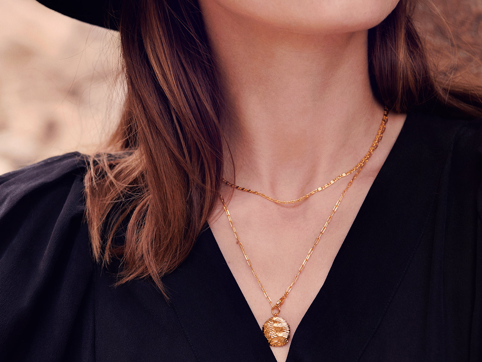 Faye Necklace Gold VILLOID