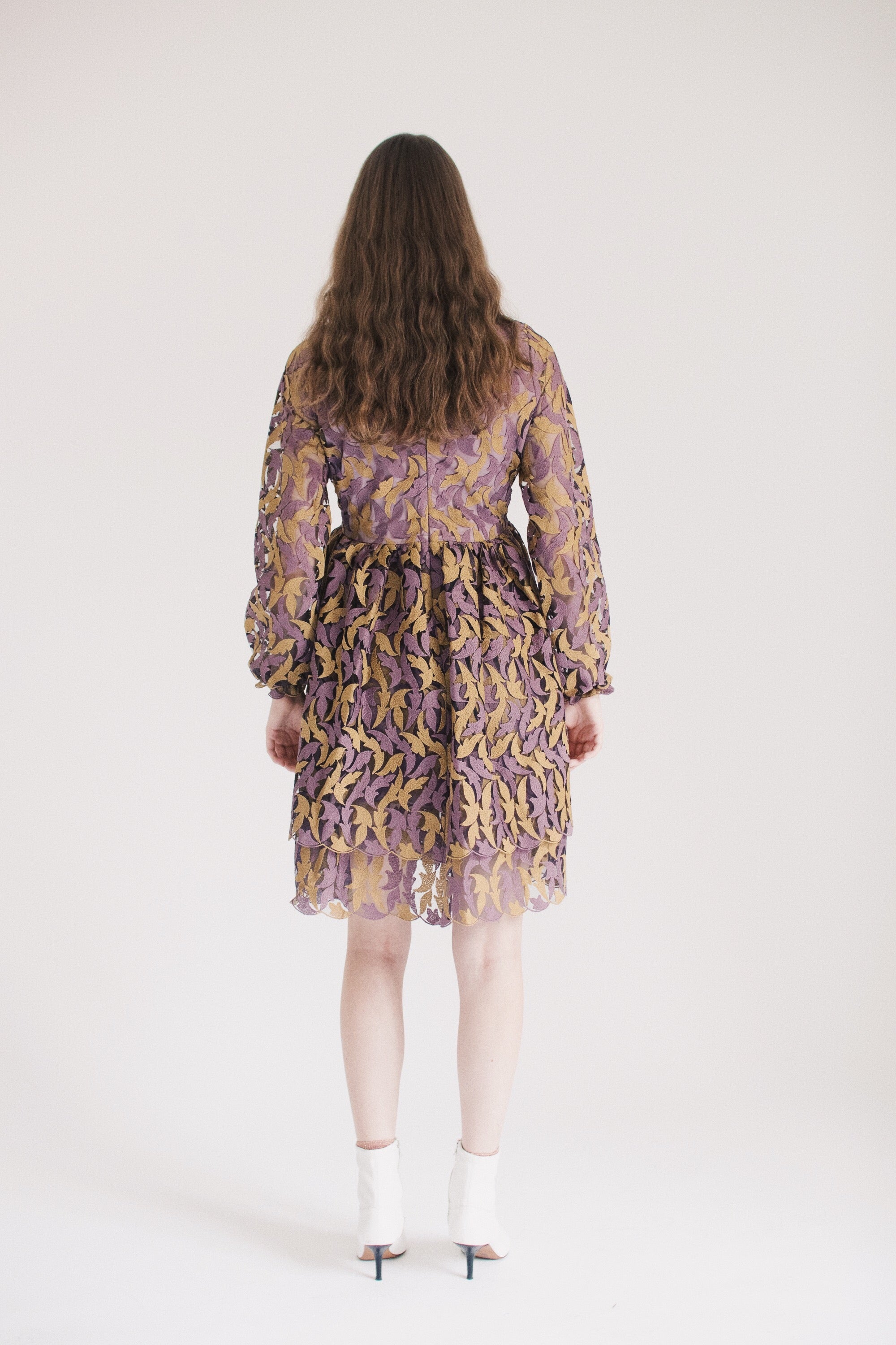 Leaf Dress - Multicolor - MAUD - Kjoler - VILLOID.no