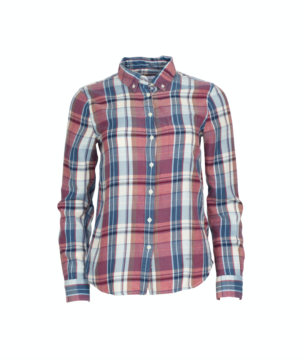 Gant Winter Flannel Madras Shirt - Smoked Paprika S - 2nd Hand Villoid - 2nd Hand Topper - VILLOID.no