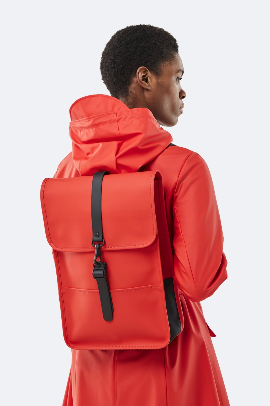 Backpack Mini - Red - Rains - Tilbehør - VILLOID.no