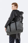 Weekend Duffel Bag - Charcoal - Rains - Tilbehør - VILLOID.no