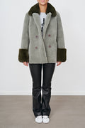 Fiona Wool Coat Short - Green