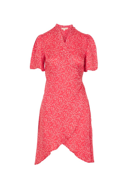 Shiny Wrap Dress - Loose Dots - ByTimo - Kjoler - VILLOID.no