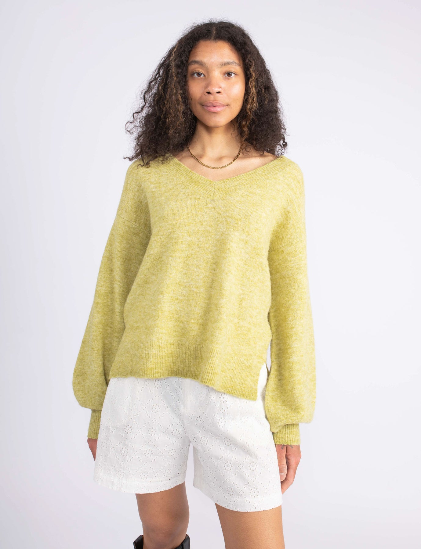 Anne Knit Sweater - Green