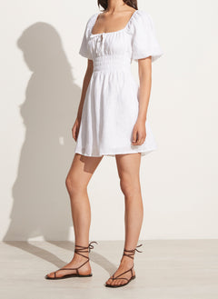 Nikoleta Mini Dress - Mar White