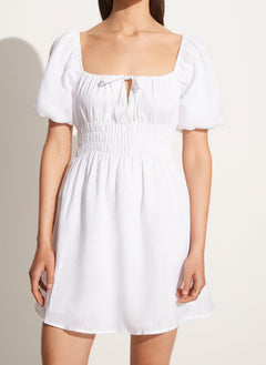 Nikoleta Mini Dress - Mar White