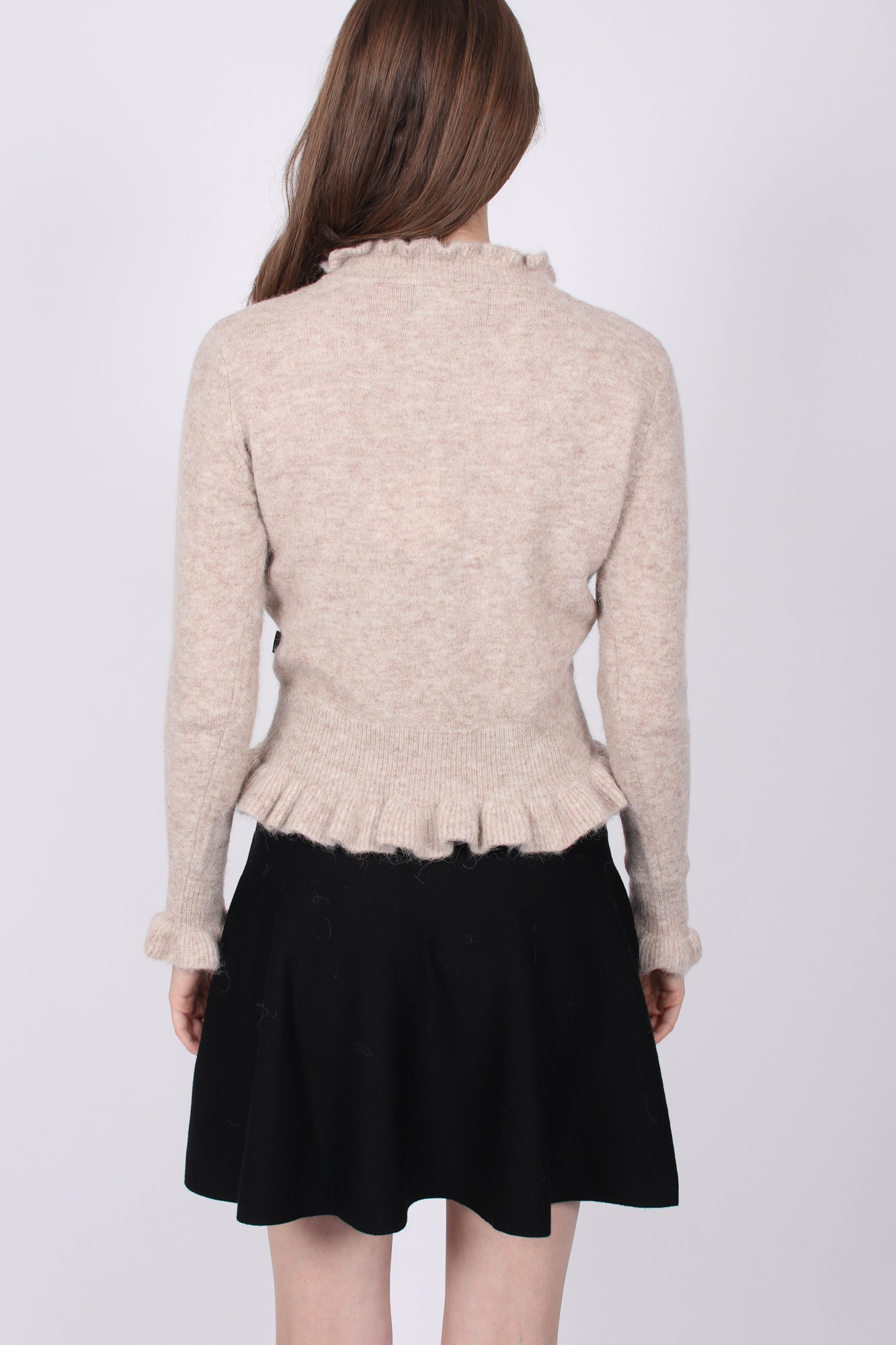 Triny Merino Skirt - Black - Ella & il - Skjørt - VILLOID.no