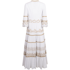Taliah Long Dress - Gold