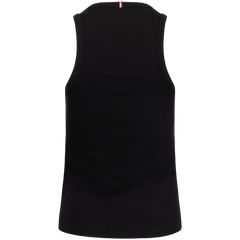 Ribbed Slim Fit Tank Top - Black