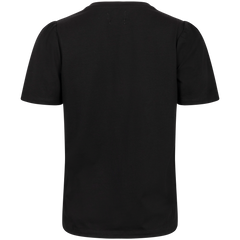 Janine Puff Tee - Black