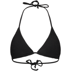 Skin Sand Crepe Bikini Top - Black
