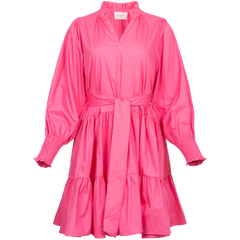 Delphine Poplin Dress - Pink