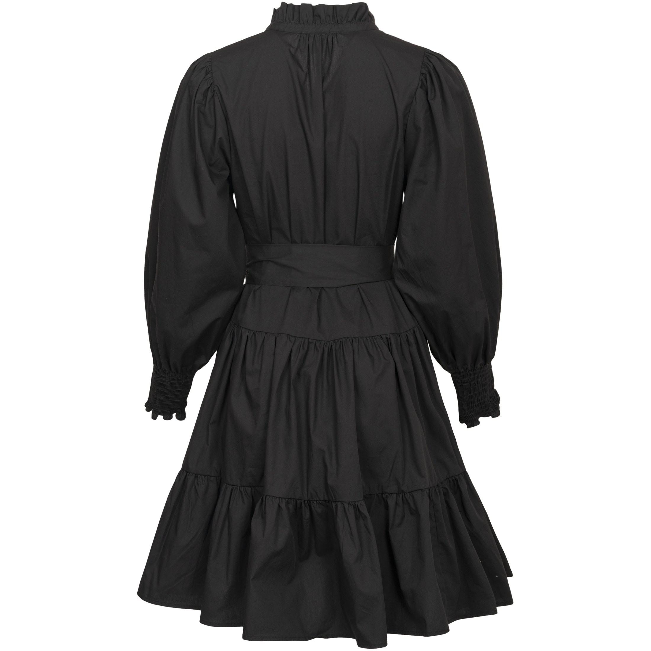 Delphine Poplin Dress - Black