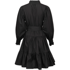 Delphine Poplin Dress - Black
