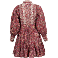 Poplin Mini Dress - Paisley