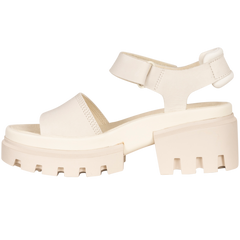 Everleigh Ankle Strap - Natural Nubuck
