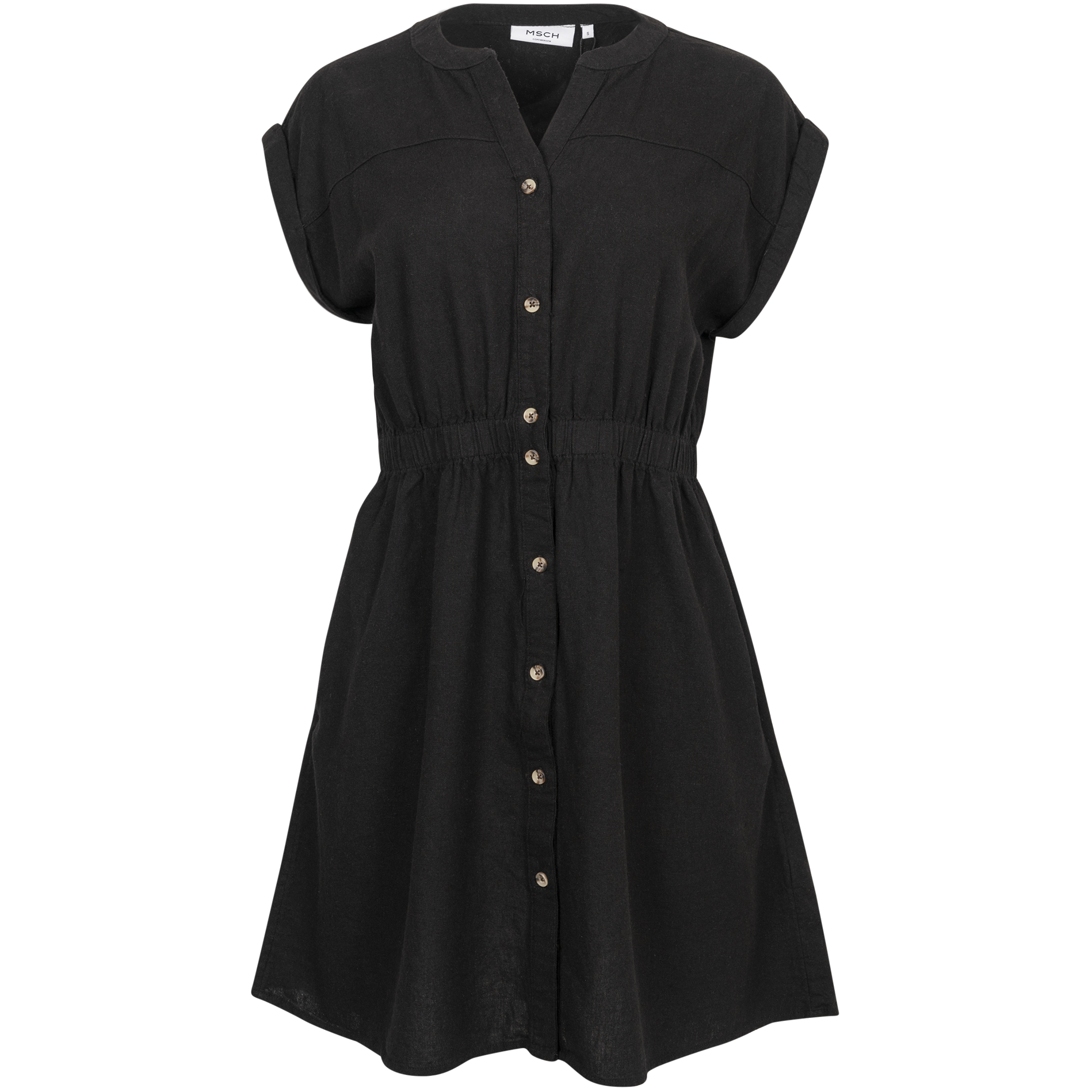 Karima Ginia Ss Shirt Dress - Black