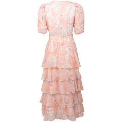 Jade Shimmering Goddess Dress - Shell Pink