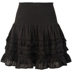Sol Cotton Skirt - Black