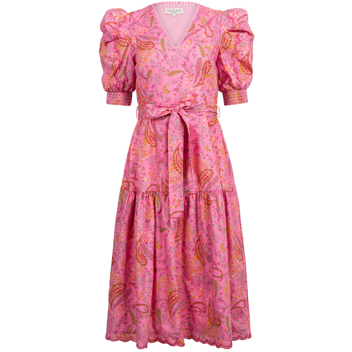 Elaina Dress Midi Length - Pink