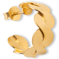 Small Wavy Hoop - Gold