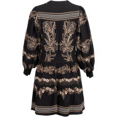 Janina Short Dress - Black