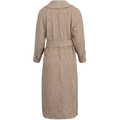 Jimson Weed Wool Coat - Brown Houndstooth