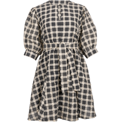 Katie Belt Dress - Black Mix