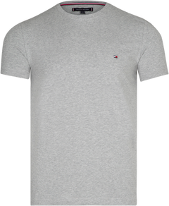 Core Stretch Slim C-Neck Tee - Cloud Htr