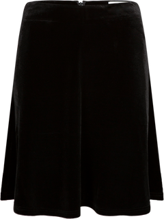 Hanami Velour Skirt - Black