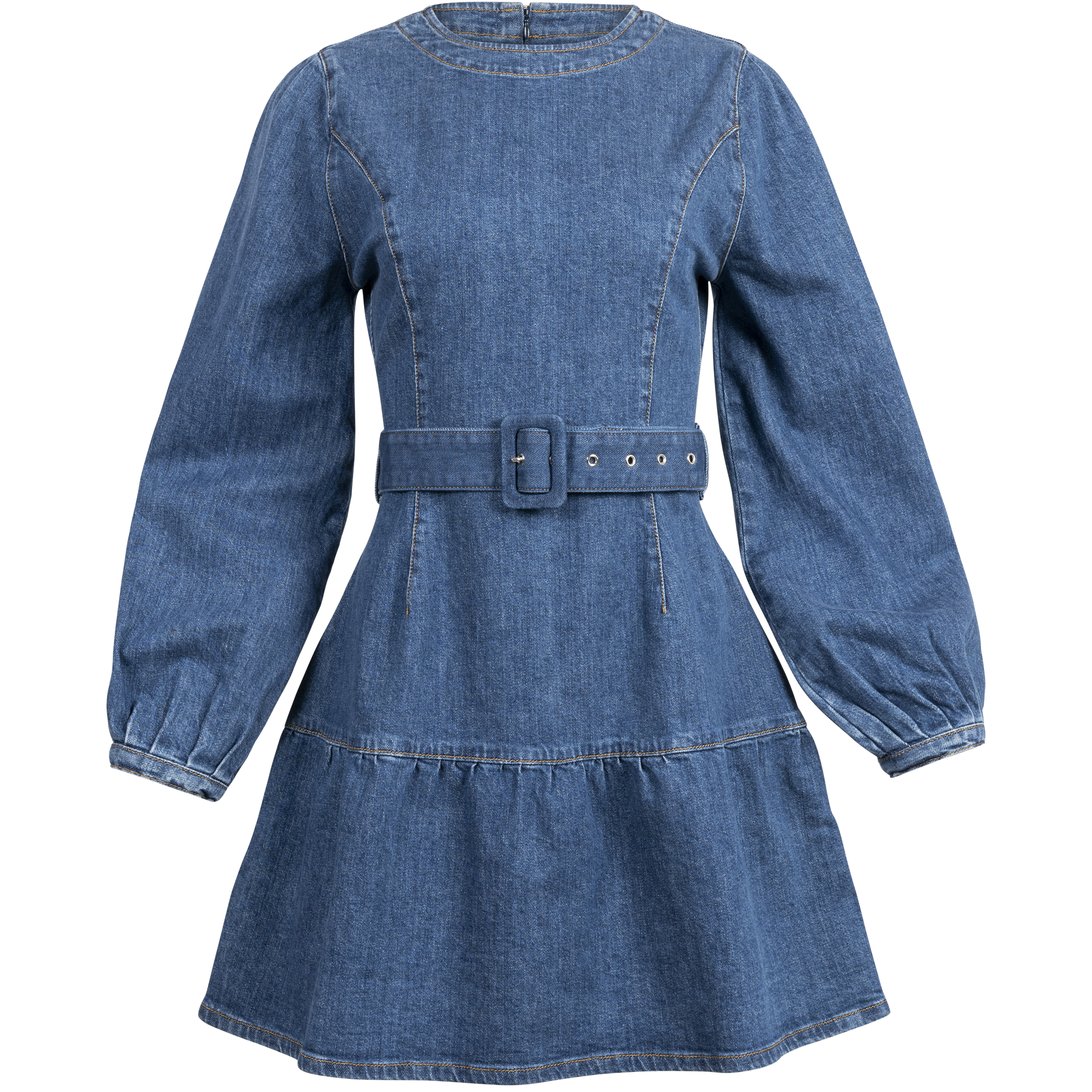 Francine Denim Dress - Dark Blue Wash