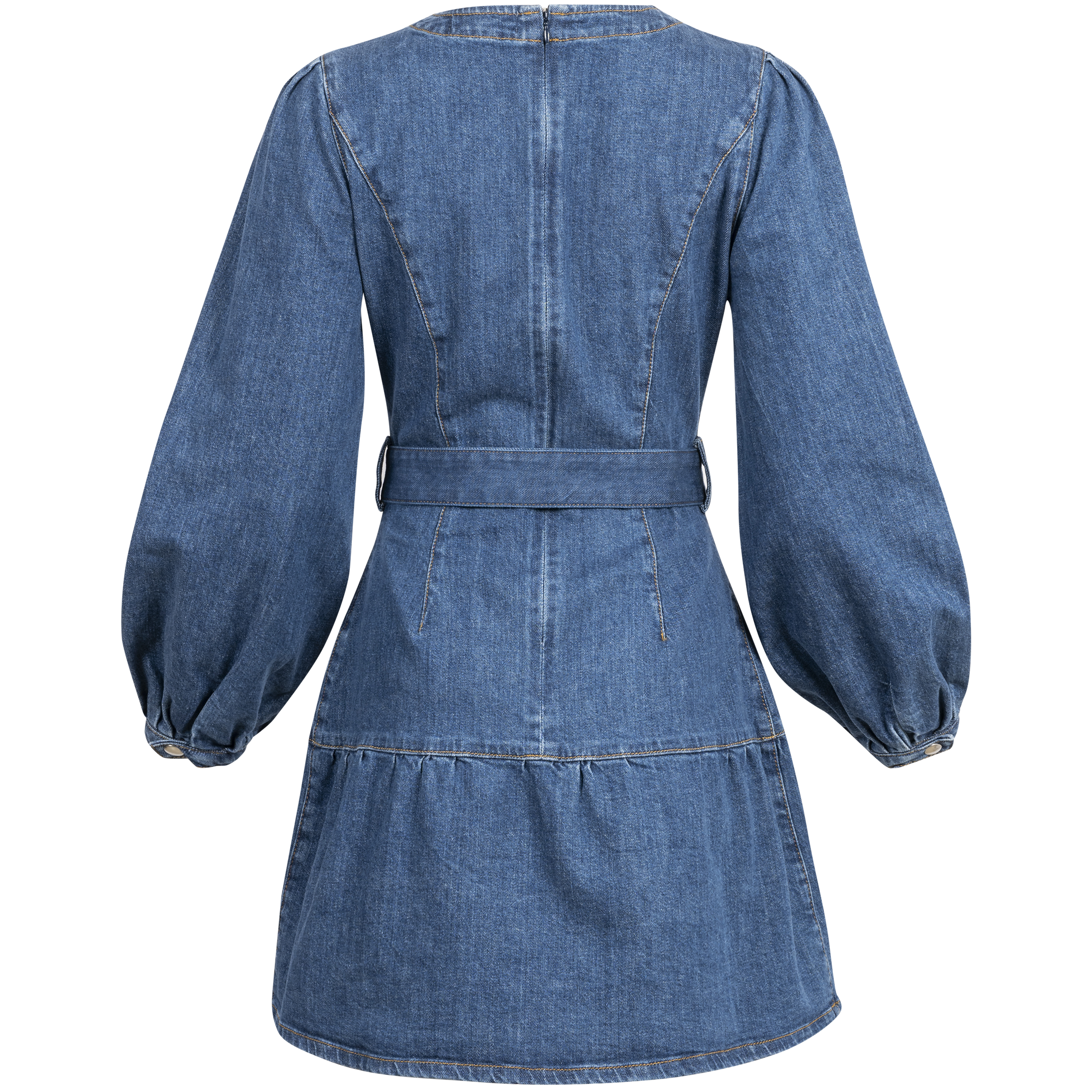 Francine Denim Dress - Dark Blue Wash