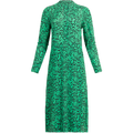 Alana Dress - Black/Green Print