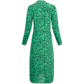 Alana Dress - Black/Green Print