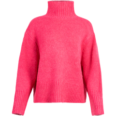 Fuscia Knit Top - Bright Pink