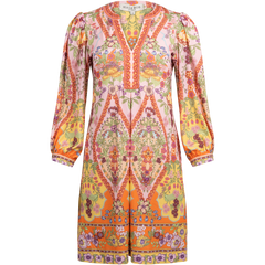 Freja Dress Beaded - Pink