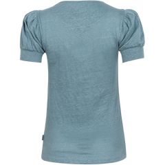 Madeleine Linen Tee - Dusty Teal