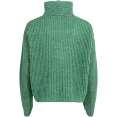 Florie Zip Knit - Sea Green