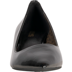 Alina Flex Patent Kitten Pump - Black
