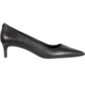 Alina Flex Leather Kitten Pump - Black