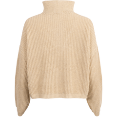 Florie Cotton Zip Knit - Warm Sand